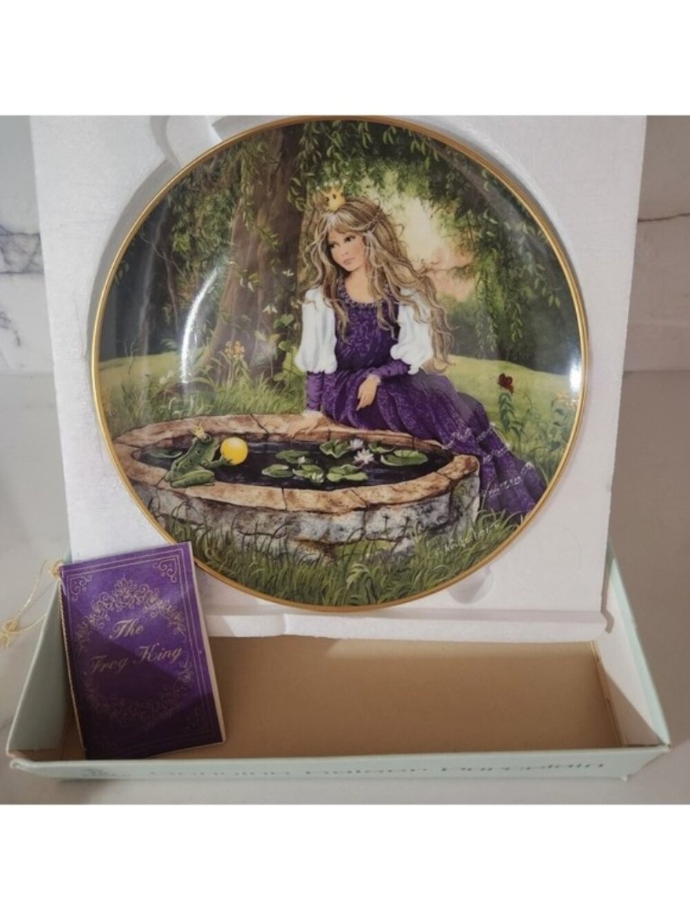 Kaiser Gerda Neubacher The‎ Frog King Limited Edition Fantasy Collector Plate